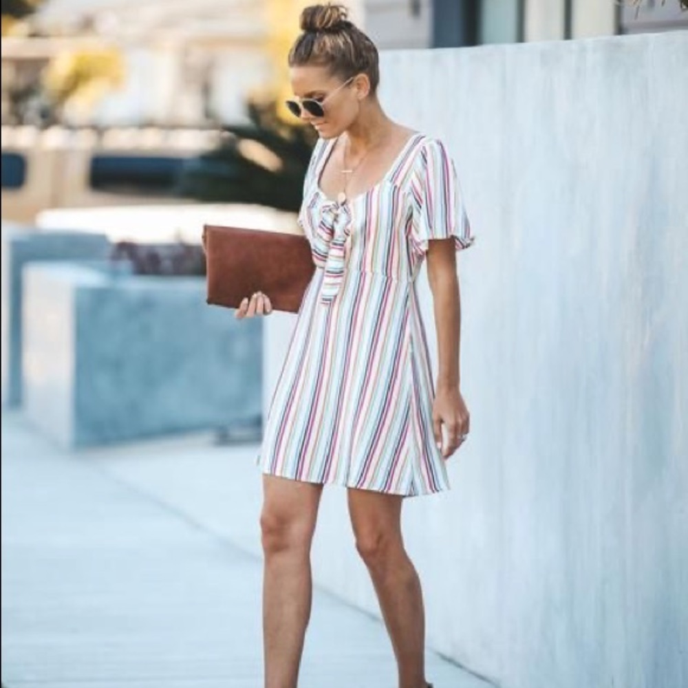 NWT Vici Striped Dress